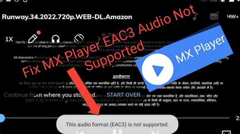 How To Play EAC3 Not Supported MX Player: Fix MX .